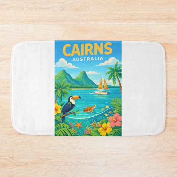Item preview, Cairns Queensland Australia Great Barrier Reef and Daintree Rainforest Gateway designed and sold by Places On Earth.