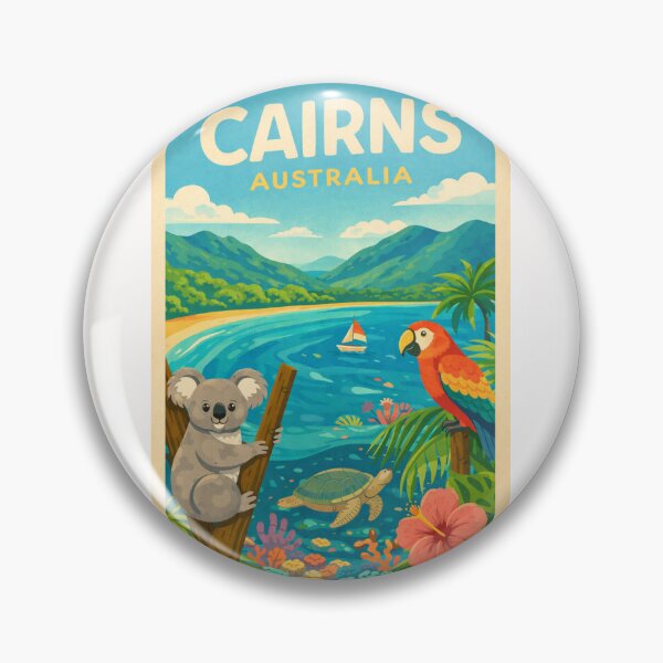 Item preview, Cairns Queensland in Australia with Daintree Rainforest designed and sold by Places On Earth.