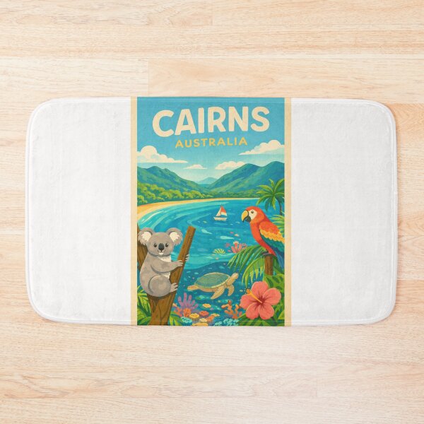 Item preview, Cairns Queensland in Australia with Daintree Rainforest designed and sold by Places On Earth.