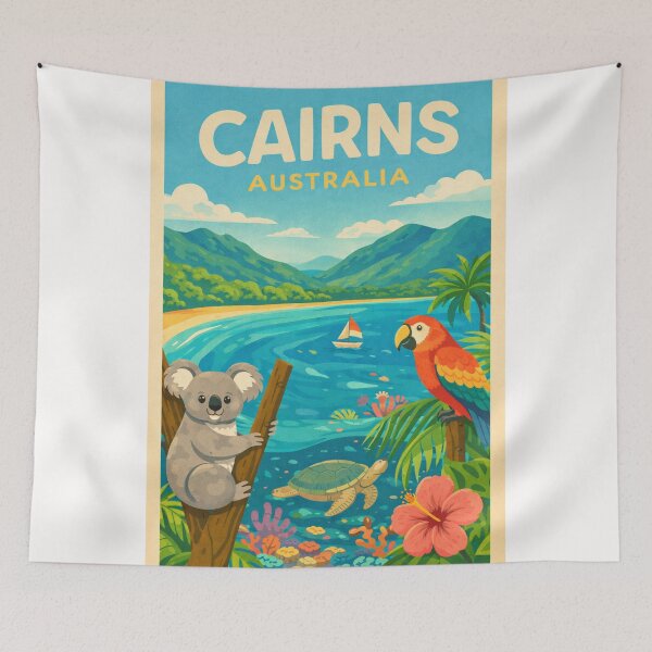 Item preview, Cairns Queensland in Australia with Daintree Rainforest designed and sold by Places On Earth.