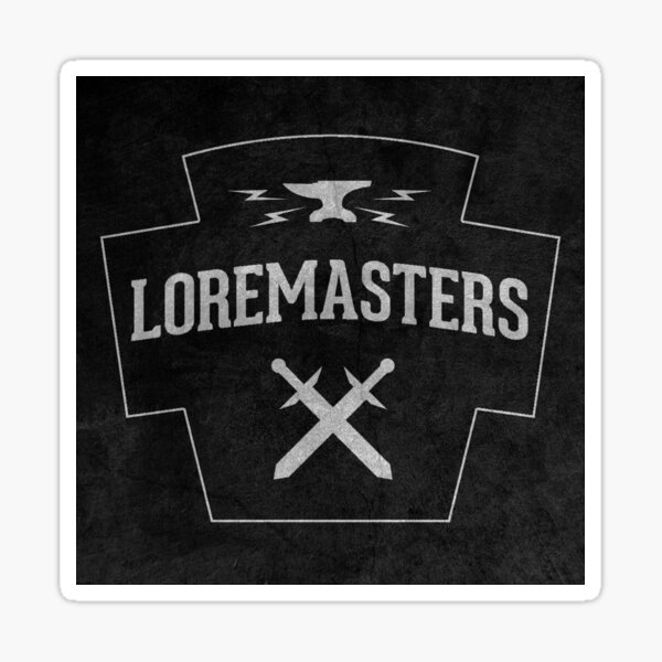 Loremasters - Sticker Sticker
