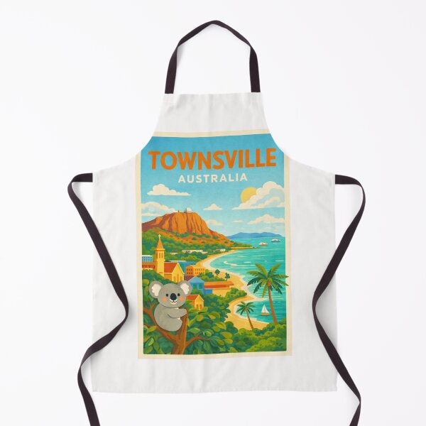 Item preview, Townsville Queensland Australia Castle Hill and Magnetic Island Coastline designed and sold by Places On Earth.