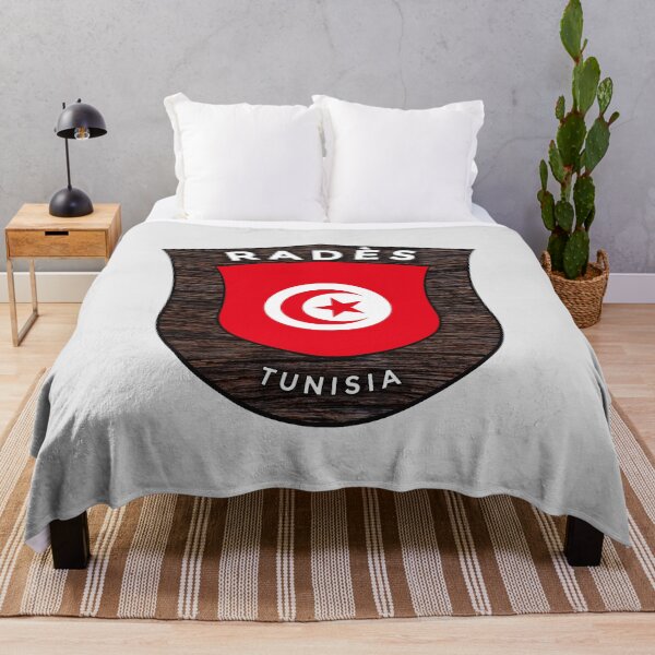 Item preview, Radès Tunisia | Flag Shield Travel Emblem designed and sold by World Designs.