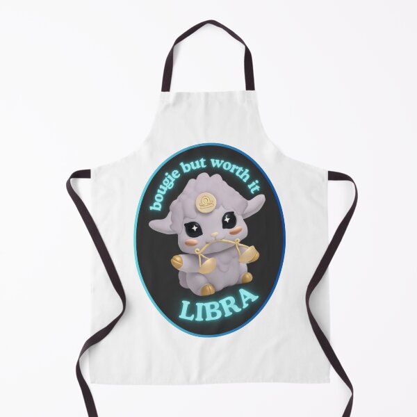 Item preview, The Zodies Libra “Bougie but Worth It” Badge designed and sold by stickeeyard.