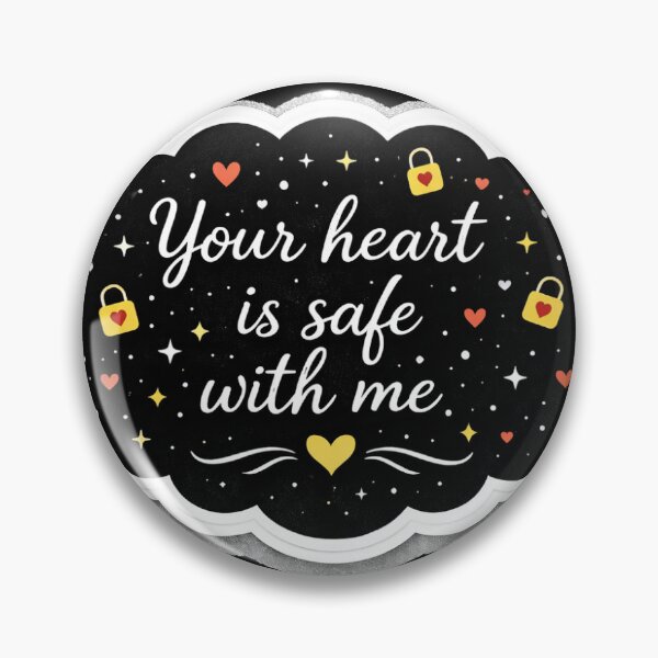 Item preview, Your Heart Is Safe With Me Romantic Love Sticker designed and sold by Lovestickerco.