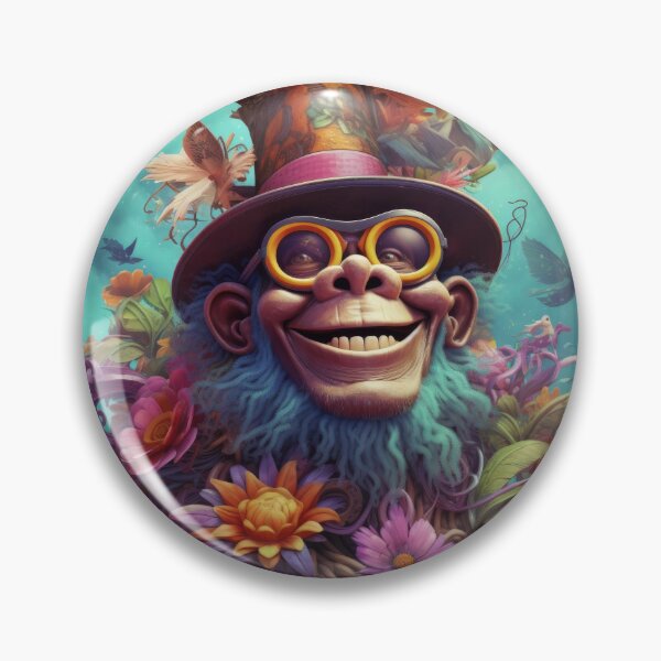 Item preview, Floral Fantasy Gorilla designed and sold by Sillytoe.