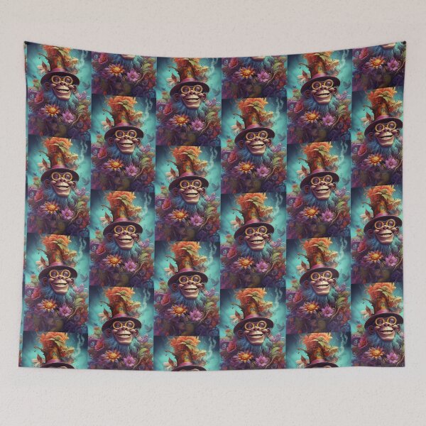 Item preview, Floral Fantasy Gorilla designed and sold by Sillytoe.