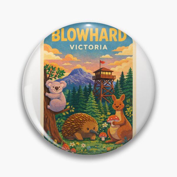 Item preview, Blowhard Victoria Mount Buninyong and Ballarat Goldfields Countryside designed and sold by Places On Earth.