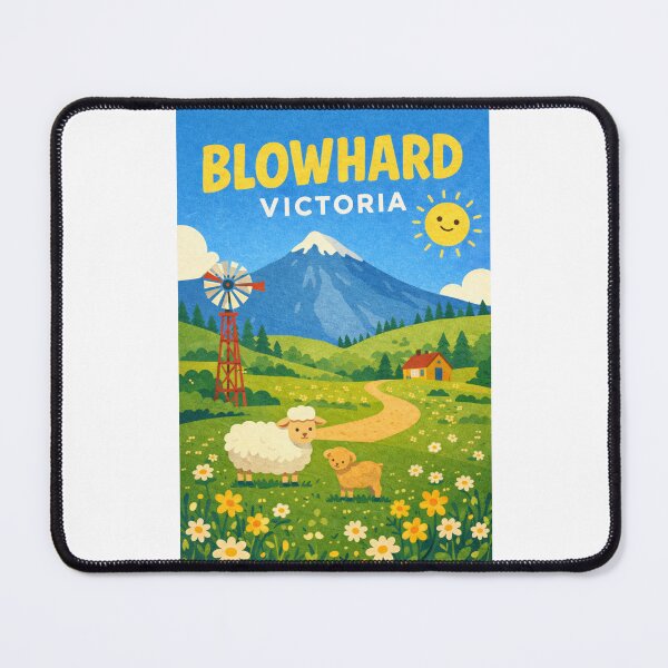 Item preview, Blowhard in Victoria, Australia Featuring Ballarat Goldfields Countryside designed and sold by Places On Earth.