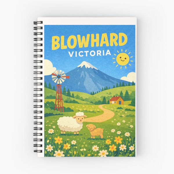 Item preview, Blowhard in Victoria, Australia Featuring Ballarat Goldfields Countryside designed and sold by Places On Earth.
