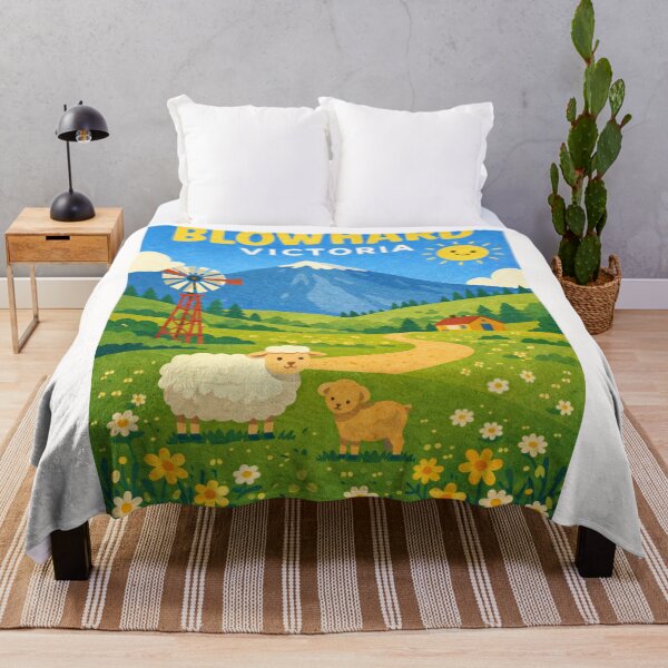 Item preview, Blowhard in Victoria, Australia Featuring Ballarat Goldfields Countryside designed and sold by Places On Earth.