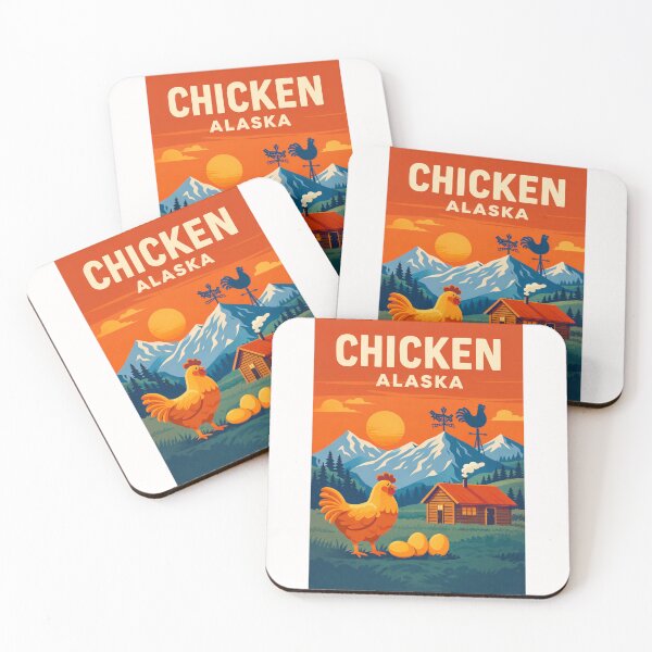 Item preview, Chicken Alaska Wrangell Mountains and Tok Cutoff Alaska Highway Frontier designed and sold by Places On Earth.