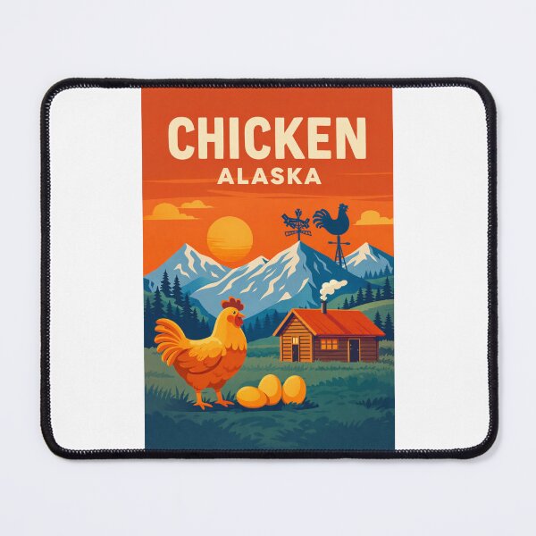 Item preview, Chicken Alaska Wrangell Mountains and Tok Cutoff Alaska Highway Frontier designed and sold by Places On Earth.