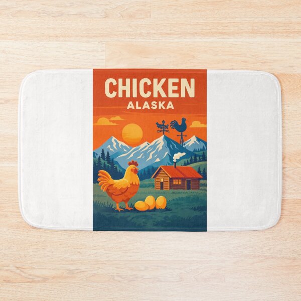 Item preview, Chicken Alaska Wrangell Mountains and Tok Cutoff Alaska Highway Frontier designed and sold by Places On Earth.