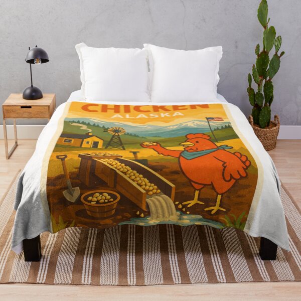 Item preview, Chicken in Alaska featuring Wrangell Mountains designed and sold by Places On Earth.