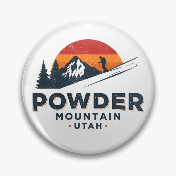 Item preview, Powder Mountain - Utah designed and sold by GoodOldVintage.