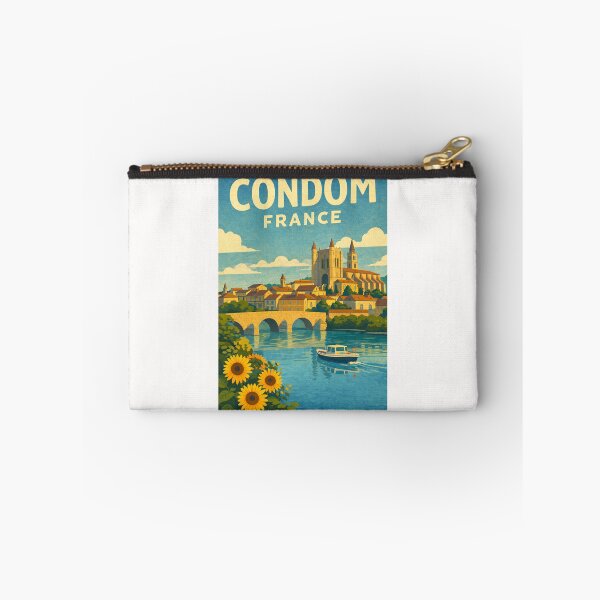 Item preview, Condom Gers France Cathédrale Saint Pierre and Baïse River in Gascony designed and sold by Places On Earth.