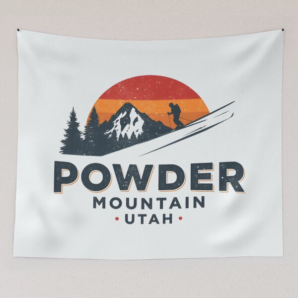 Item preview, Powder Mountain - Utah designed and sold by GoodOldVintage.