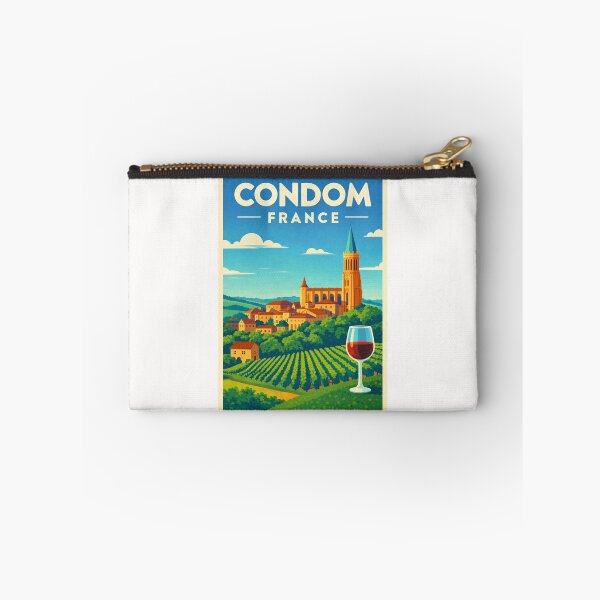Item preview, Vineyards in Condom France Skyline designed and sold by Places On Earth.
