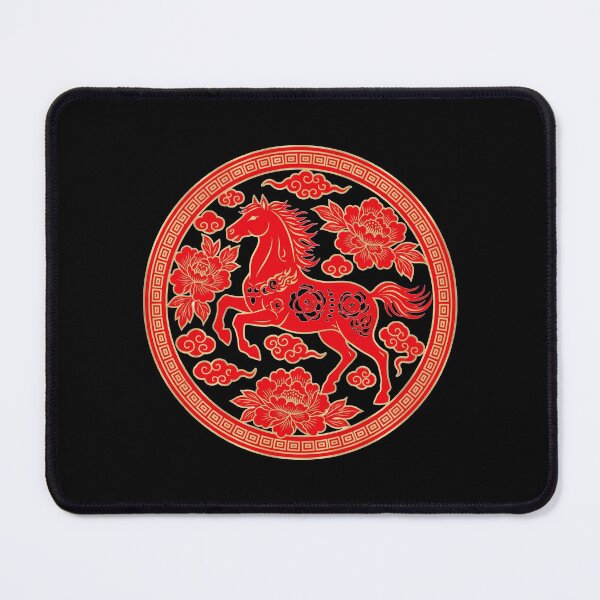 Item preview, Chinese Zodiac Horse Paper Cut Art 2 designed and sold by PixelQ.
