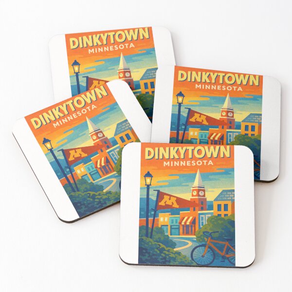 Item preview, Dinkytown Minnesota University of Minnesota and Minneapolis Skyline designed and sold by Places On Earth.