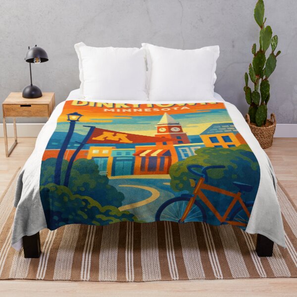 Item preview, Dinkytown Minnesota University of Minnesota and Minneapolis Skyline designed and sold by Places On Earth.