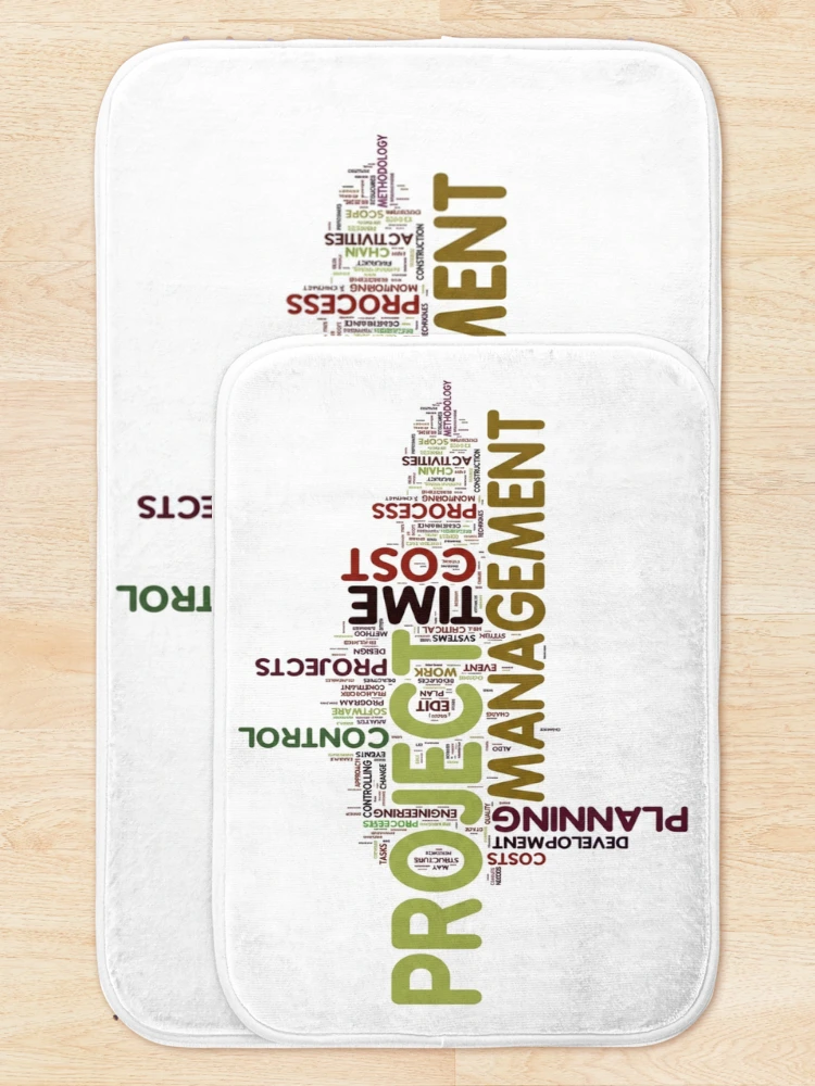 Thumbnail 5 of 6, Bath Mat, Project Management designed and sold by GG-Graphics.