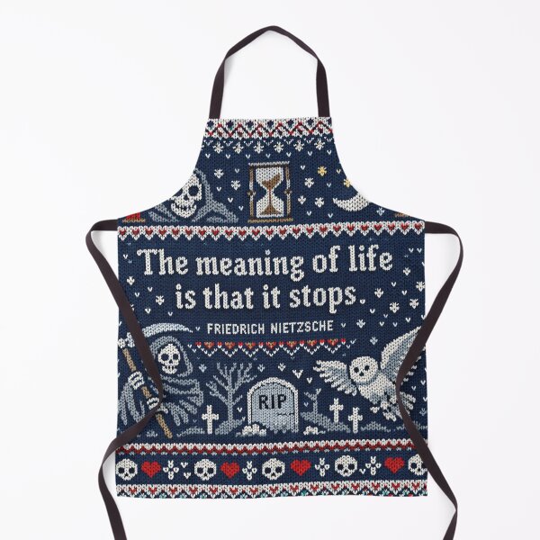 Item preview, Nietzsche Interpretations Quote in Knitting Pattern designed and sold by Mauswohn.