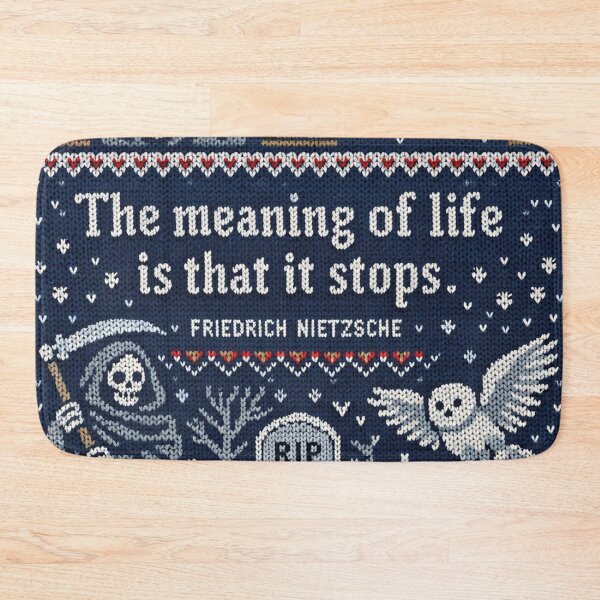 Item preview, Nietzsche Interpretations Quote in Knitting Pattern designed and sold by Mauswohn.