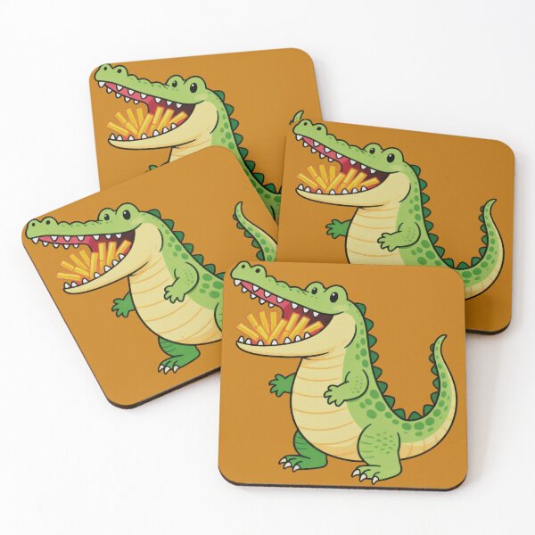 Item preview, Crocodile Gourmand, a lover of French fries! V2 designed and sold by Alan-David.
