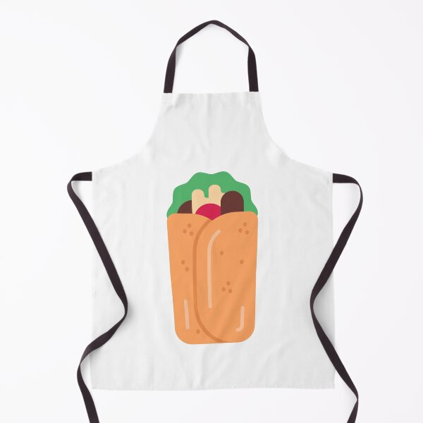 Item preview, Wrapped Burrito with Fillings - Mexican Cuisine Sticker for Lunch Boxes & Food Trucks designed and sold by Tr Creative Design.