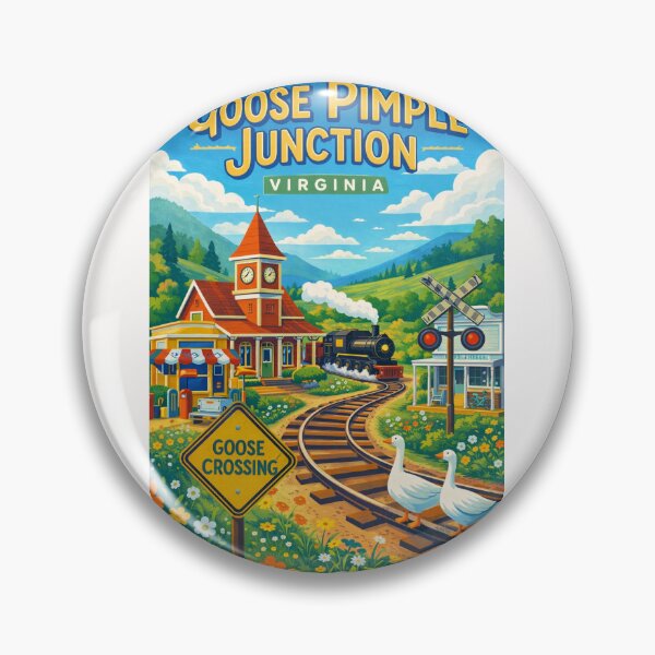 Item preview, Goose Pimple Junction Virginia Blue Ridge Mountains and Shenandoah Valley designed and sold by Places On Earth.