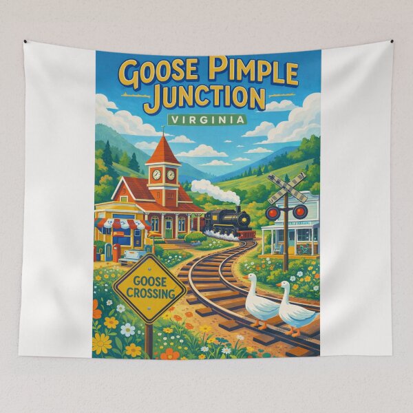 Item preview, Goose Pimple Junction Virginia Blue Ridge Mountains and Shenandoah Valley designed and sold by Places On Earth.