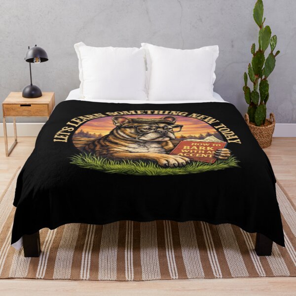 Item preview, French Bulldog Reading Book Funny Dog Design Lets Learn Something Today designed and sold by AmazingViews.