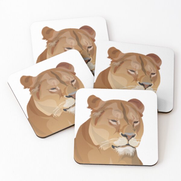 Item preview, Beautiful Illustration of a Lioness designed and sold by NoxLand.