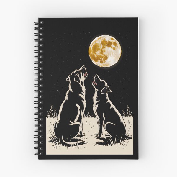 Item preview, Two Dogs Howling At The Moon designed and sold by Museum Of Non-Existing Art.