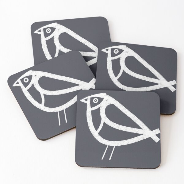 Item preview, white bird small design designed and sold by Gregorilla.
