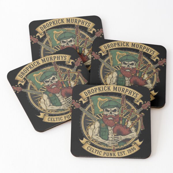 Item preview, Dropkick Murphys Bearded Skull Piper Logo Celtic Punk designed and sold by LaurineJakubo.