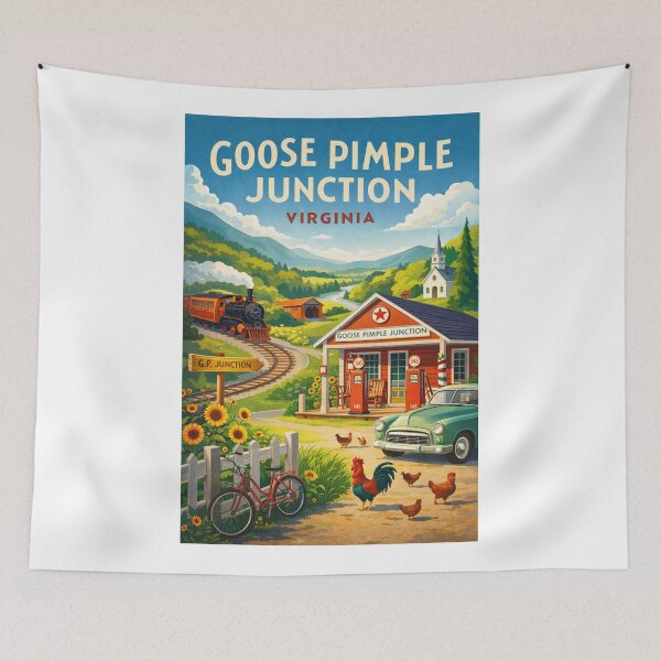 Item preview, Goose Pimple Junction Virginia Blue Ridge Mountains and Shenandoah Valley Railroad Heritage designed and sold by Aryabek.