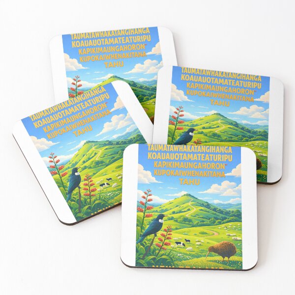Item preview, Taumatawhakatangihangakoauauotamateaturipukakapikimaungahoronukupokaiwhenuakitanatahu Hawke's Bay New Zealand designed and sold by Aryabek.