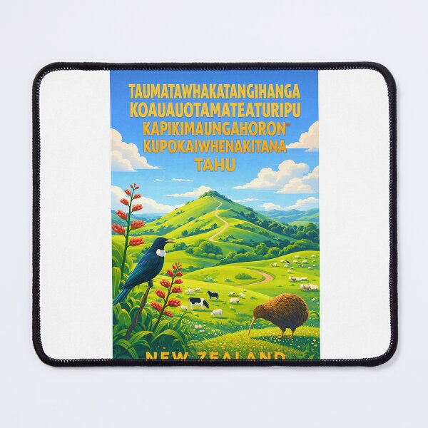 Item preview, Taumatawhakatangihangakoauauotamateaturipukakapikimaungahoronukupokaiwhenuakitanatahu Hawke's Bay New Zealand designed and sold by Aryabek.