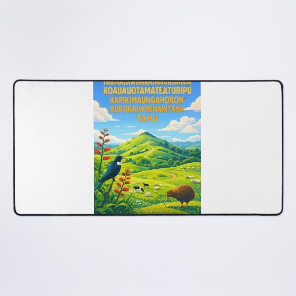 Item preview, Taumatawhakatangihangakoauauotamateaturipukakapikimaungahoronukupokaiwhenuakitanatahu Hawke's Bay New Zealand designed and sold by Aryabek.