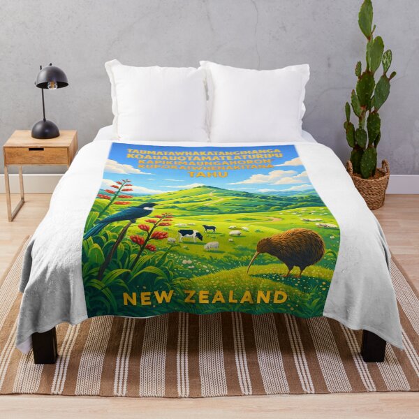 Item preview, Taumatawhakatangihangakoauauotamateaturipukakapikimaungahoronukupokaiwhenuakitanatahu Hawke's Bay New Zealand designed and sold by Aryabek.