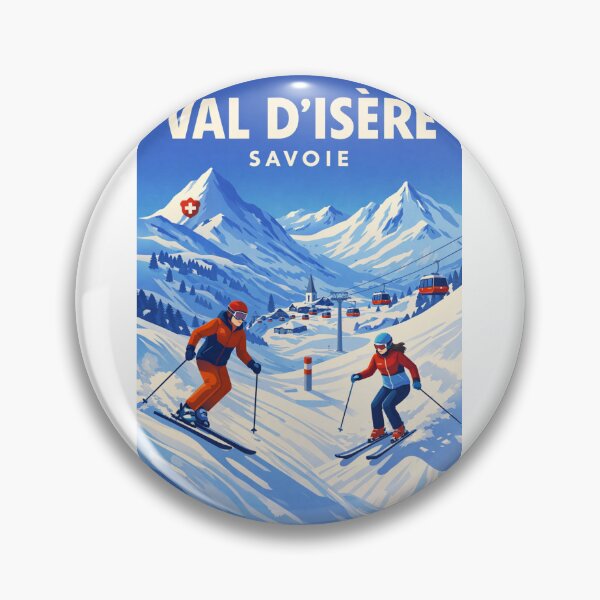 Item preview, Val d'Isère Savoie French Alps and Espace Killy Ski Domain  designed and sold by Aryabek.