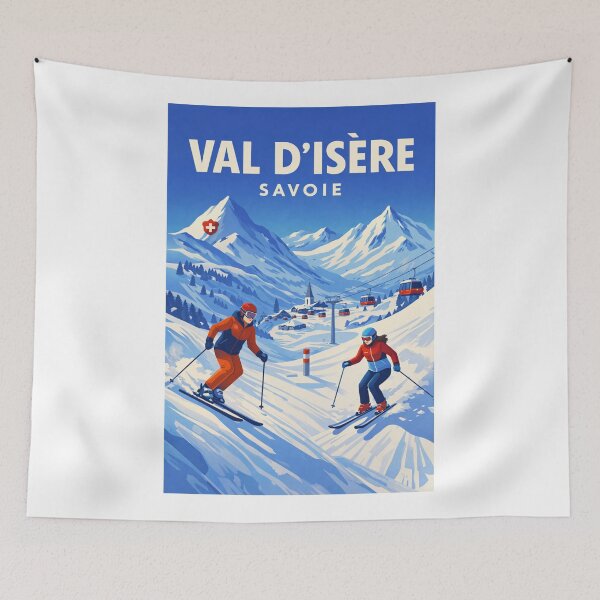Item preview, Val d'Isère Savoie French Alps and Espace Killy Ski Domain  designed and sold by Aryabek.