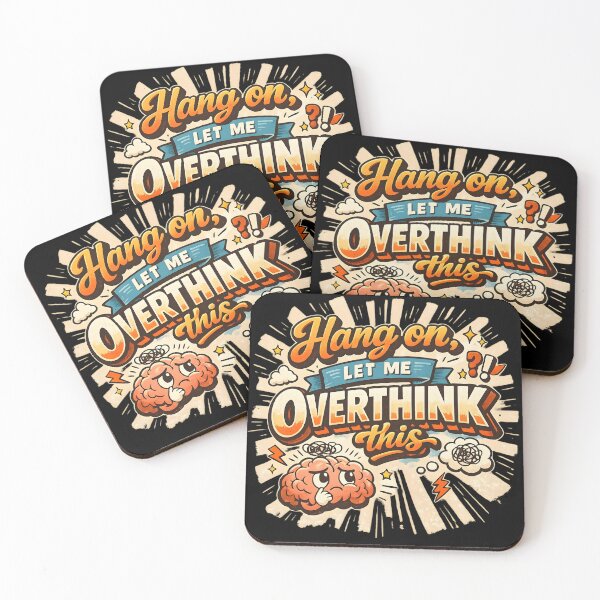 Item preview, Hang On Let Me Overthink This Funny Brain Humor designed and sold by DrukNaStyl.