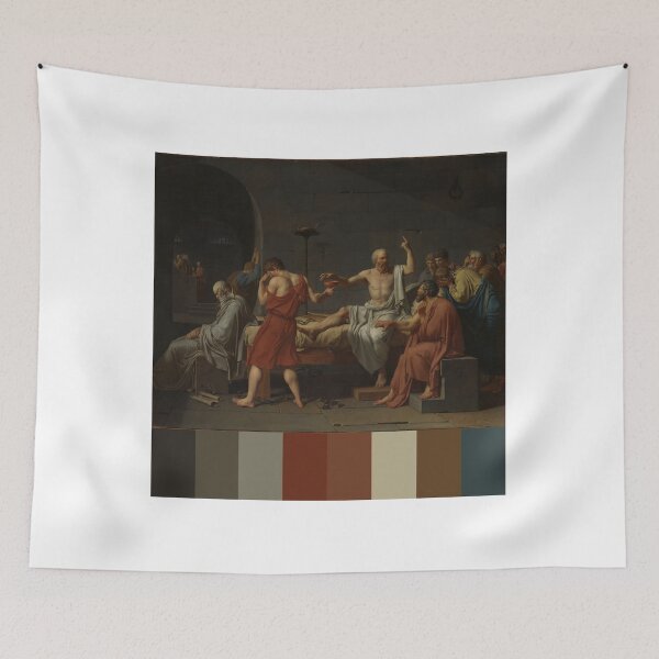 Item preview, The Death of Socrates (1787) Jacques Louis David designed and sold by artisamalady.