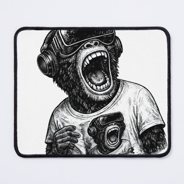 Item preview, VR Ape Vintage Design Gaming designed and sold by pinkerverse.