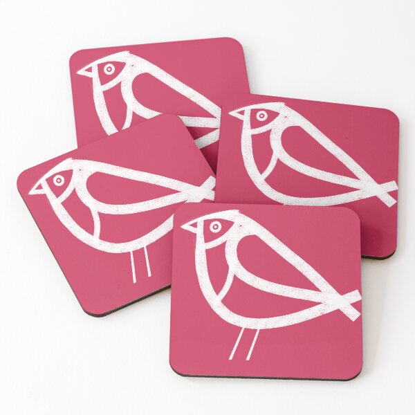 Item preview, white bird full size image design designed and sold by Gregorilla.