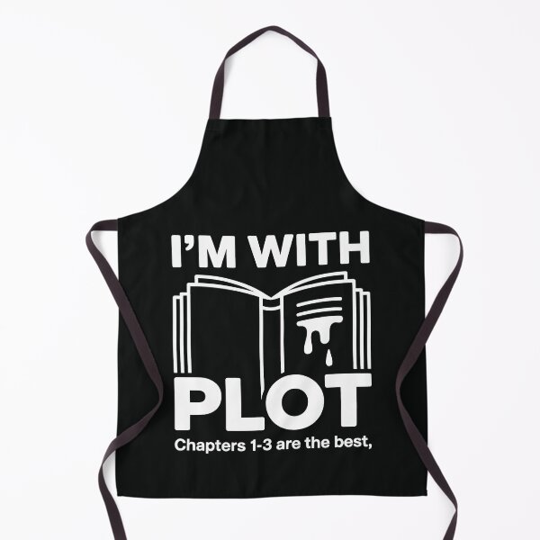 Item preview, I'm With Plot Bookish Funny Minimalist designed and sold by SplashTastic.